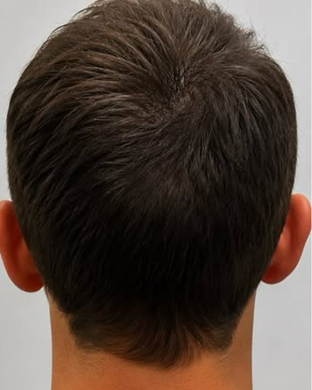 After result, crown restoration